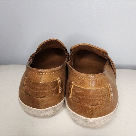 Frye Dylan Womens Size 7M Brown Leather Slip On Casual Walking Flat Loafer Shoes - Picture 2 of 4